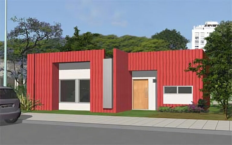 Desde abril Procrear ya financia un modelo de casa de madera en todo el país