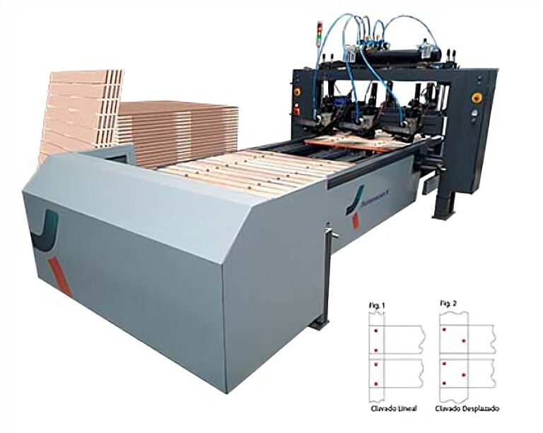 Clavado automático para pallets, tapas, rejillas
