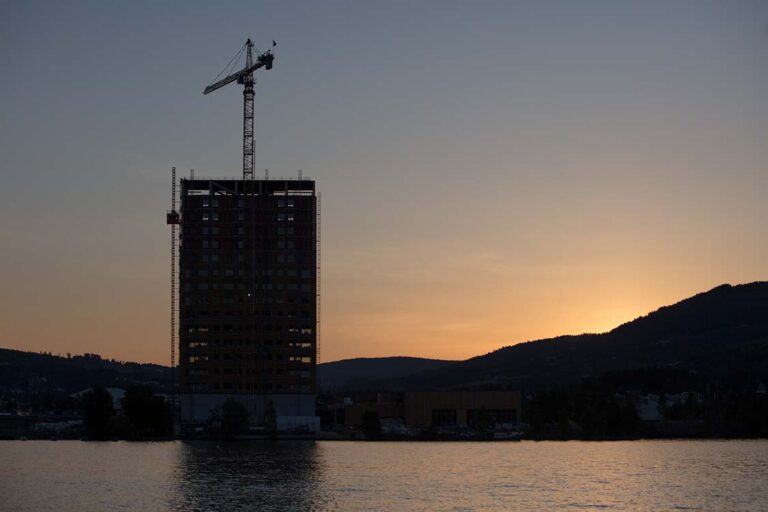 En marzo de 2019, Noruega contará con el edificio más alto construido en madera