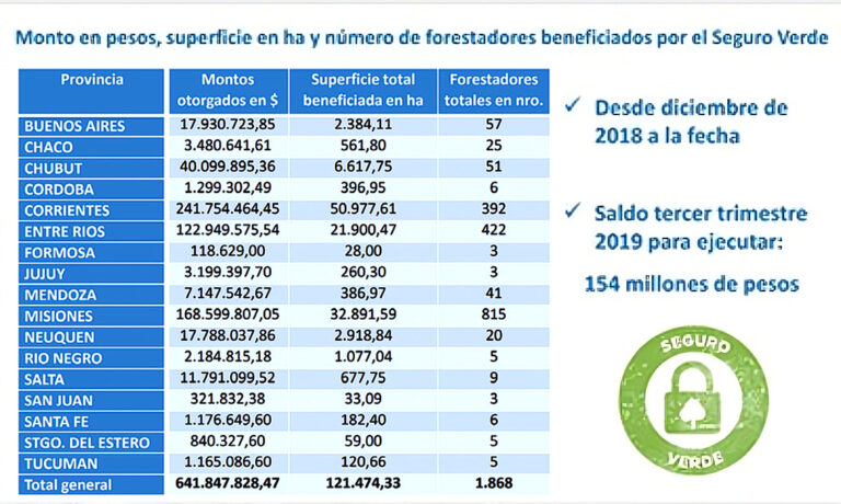 El sector espera que Diputados haga ley el Seguro Verde