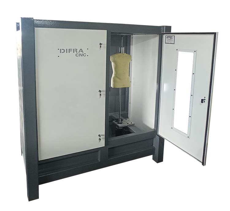 Router CNC vertical para torneados y moldeado 3D