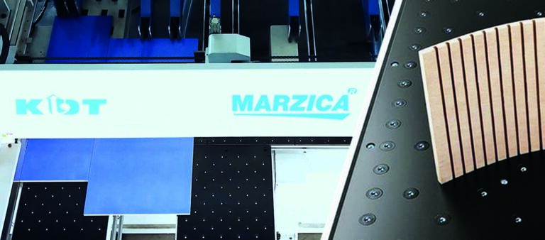 Seccionadora CNC Marzica Quadra 320H Twin Pusher