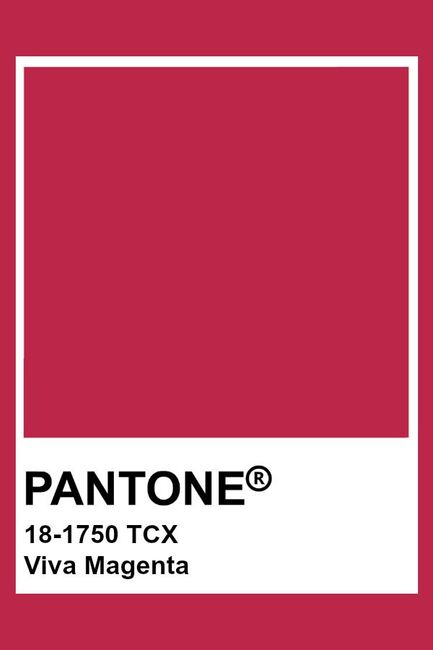 El color del año proviene de la familia del rojo