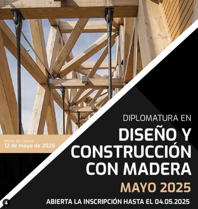 Becas para cursar la diplomatura en construcción con madera