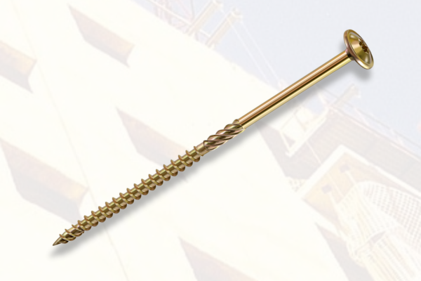 Línea especial de tornillos para construcción con madera
