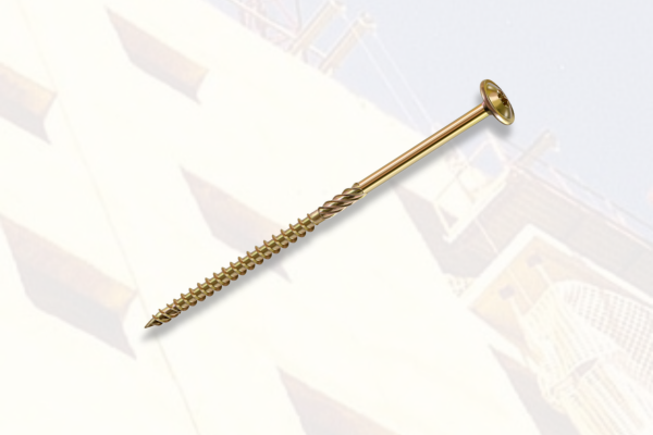 Línea especial de tornillos para construcción con madera