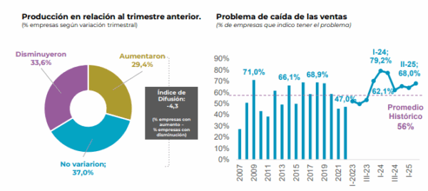 Informe Observatorio PyME se profundiza la caída