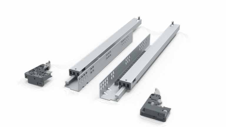 Guías Ocultas de Grupo Euro para cajones con diseño limpio y sin herrajes a la vista