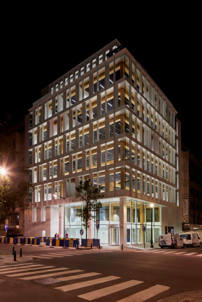 Edificio madera Bruselas